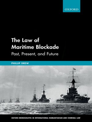 cover image of The Law of Maritime Blockade
